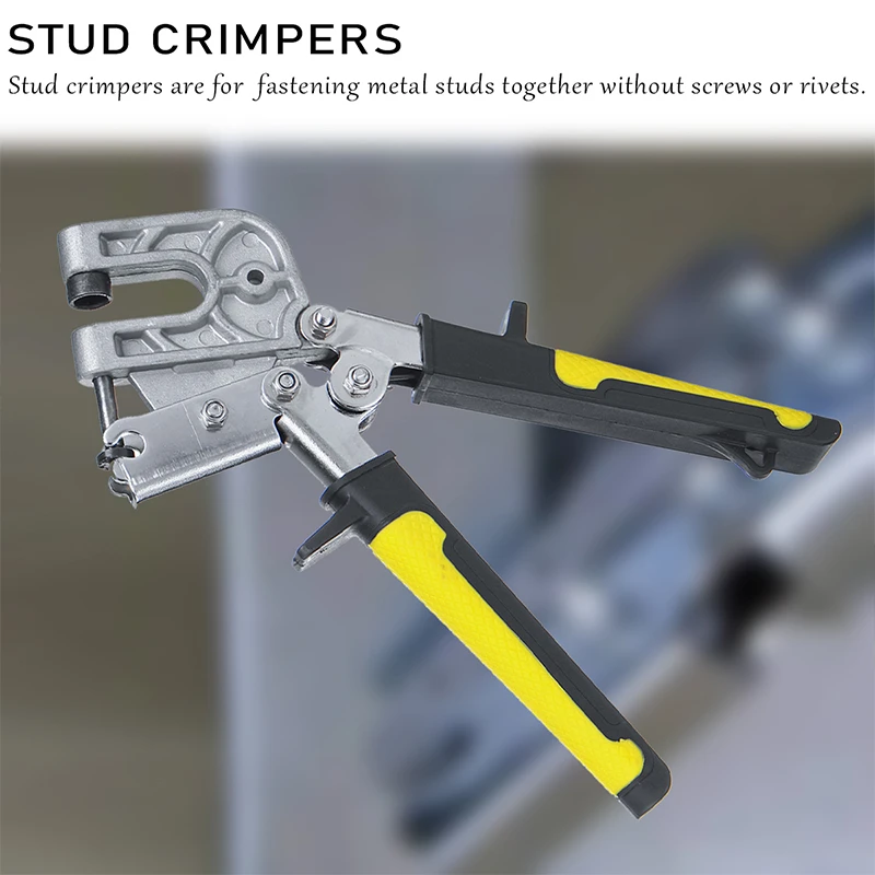 Handle Stud Crimper Plaster Board Drywall Manual Tools Pliers New Handle Stud Crimper Plaster Board Drywall Manual Tools Pliers New