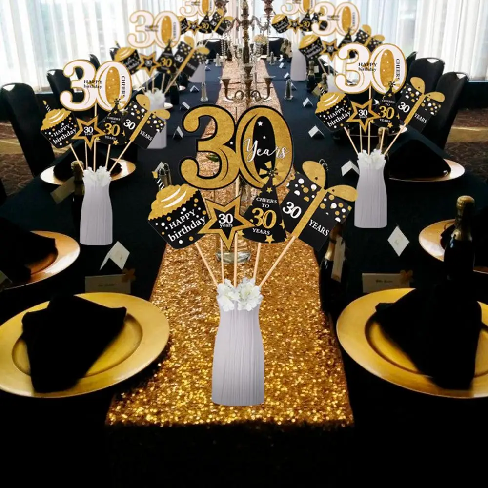 PATIMATE 30th 40th 50th фотобудка реквизит с днем рождения фоторамка для дня рождения Декор для вечеринки взрослые принадлежности для юбилейной вечеринки
