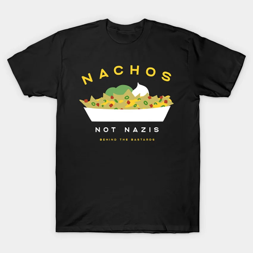 Футболка Nachos не нацисты за ублюдками футболка нацистов начос как работает с