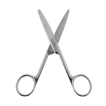 

Stainless Steel Moustache Beard Scissors Facial Grooming Eyebrow Hair Shears Multi purpose, professional beard& moustache scisso
