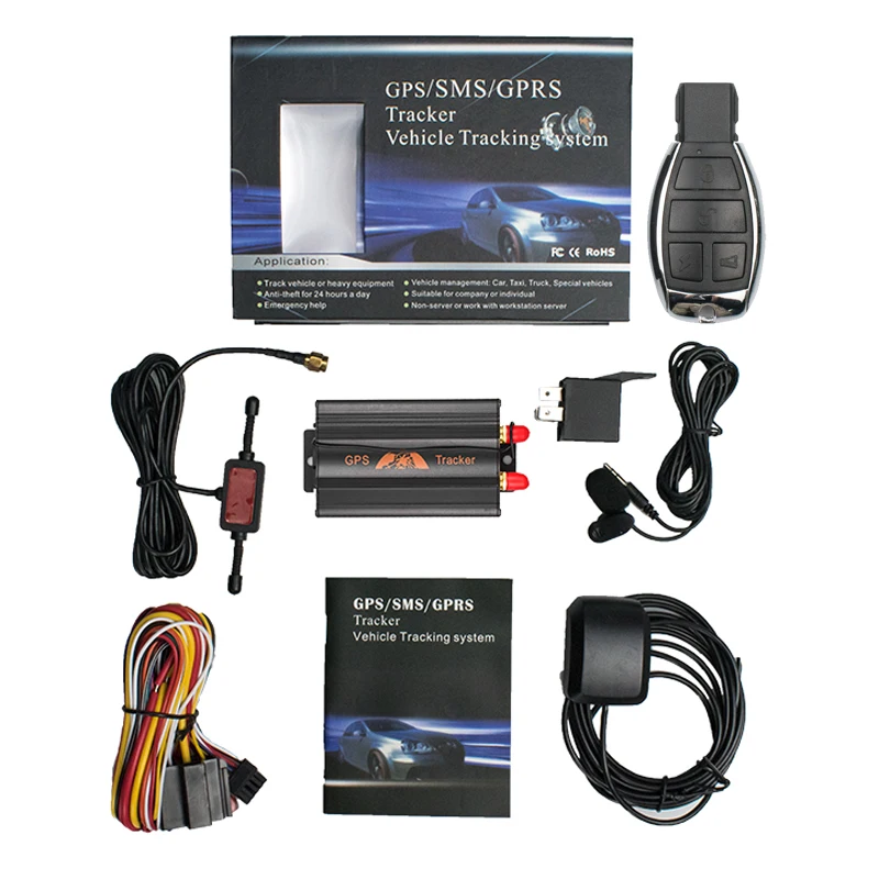 GPS 103B GSM/GPRS/GPS автомобильный трекер TK103B Автомобильное устройство слежения с