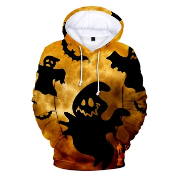 

2019 new 3D Print Halloween Hoodies in Men/women Sweatshirt high quality autumn winter warm pullovers novelty fashion youth tops
