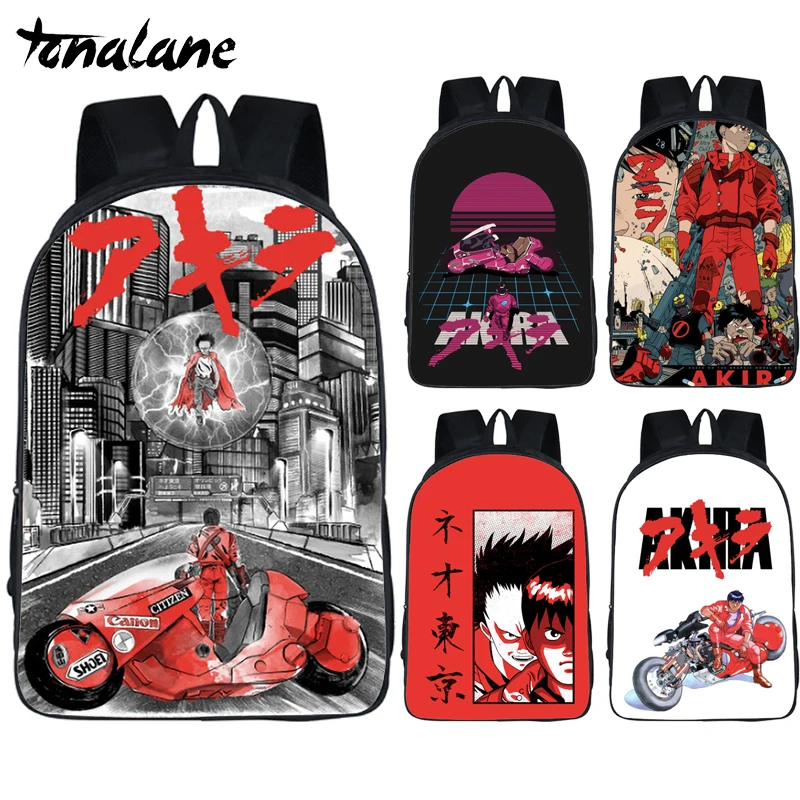 Рюкзак с аниме Akira Synthwave детские школьные сумки рюкзак Tetsuo Kaneda для подростков