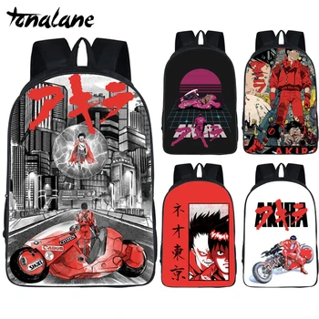 

Anime Akira Synthwave Backpack Children School Bags Tetsuo Kaneda Backpack for Teenage Girls Boys Streetwear Casual Travel Bags