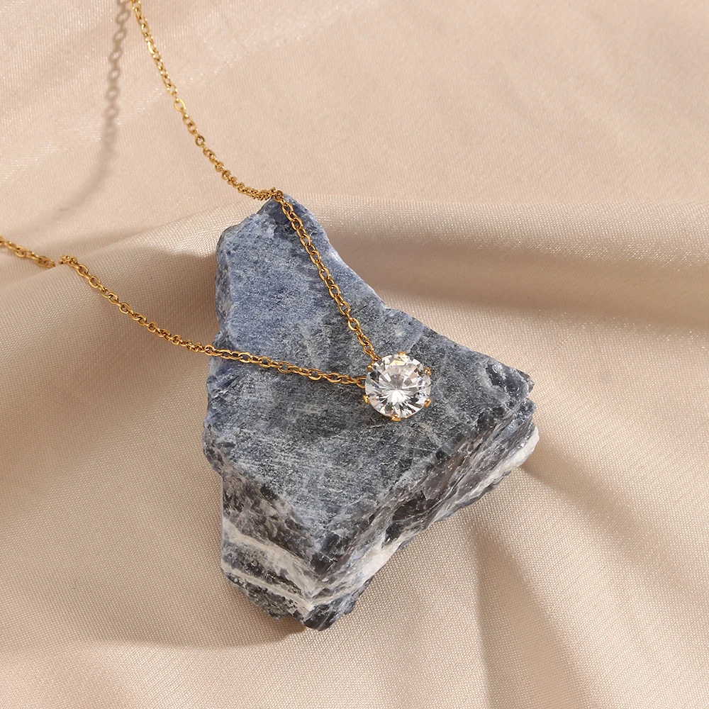 E.B.belle Crown Pendant Necklace quality materials
