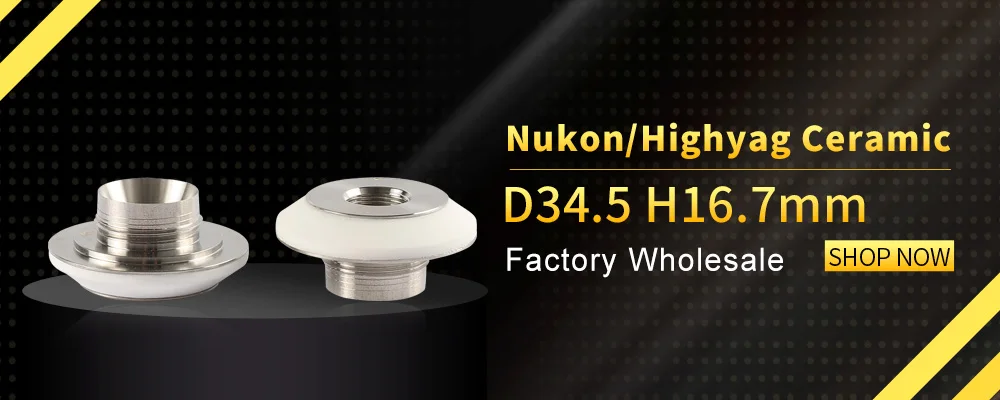 LSKCSH Nukon/Highyag лазерной Керамика форсунки Enhanced Тип лазерные линзы для Nukon лазерной резки Highyag головы