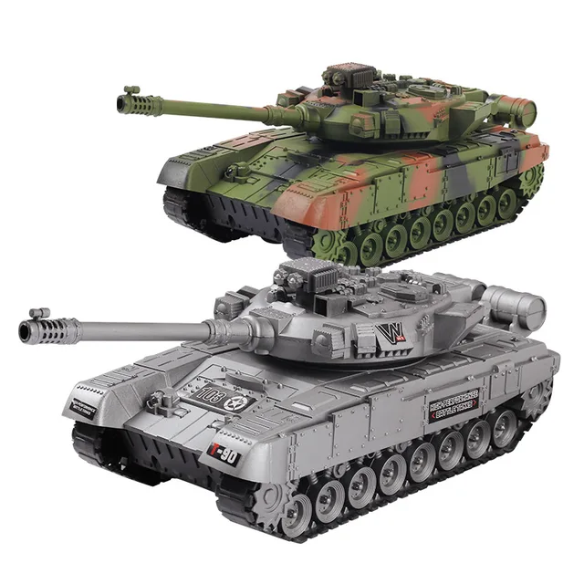 2021 RC Tank Battle Launch Cross-Country Tracked Remote Control Vehicle crawler world of tanks Kit Hobby Boy Toys for Kids 5