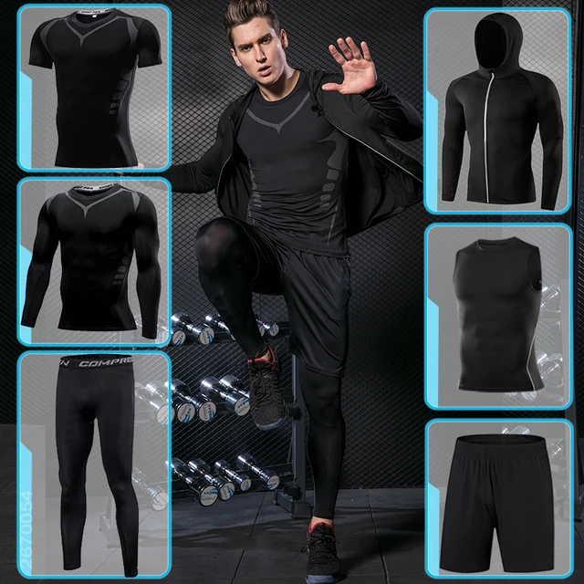 Mens Compression Leggings Fitness Sports High Elastic Running with Pocket  Gym Workout Breathable 3xl Tights Fitness Gym Wear Men - AliExpress