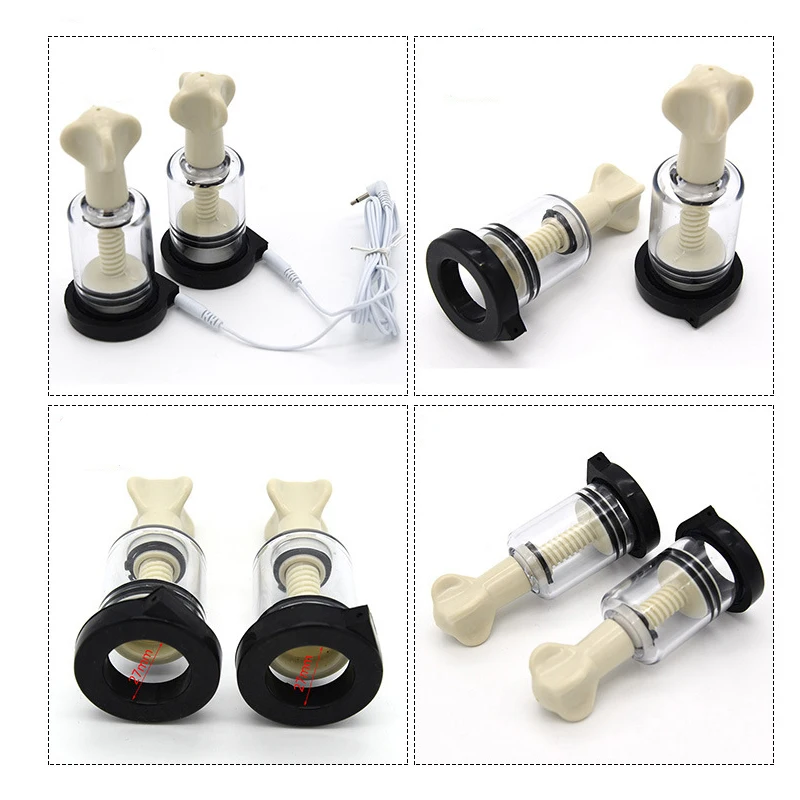 Electric Shock Nipple Clamps Clitoris Clip Stimulator Breast Flirting Toys Gloves Massage Electro Sex Accessory Toys For Couples