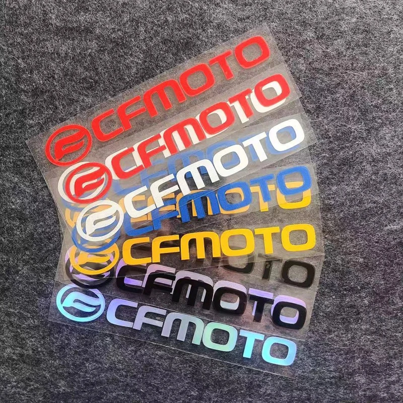 2 Stks/set Motorfiets Refit Sticker Motorfiets Side Brandstoftank Decoratieve Reflecterende Waterdicht Decals Motorfiets Onderdelen Voor Cfmoto