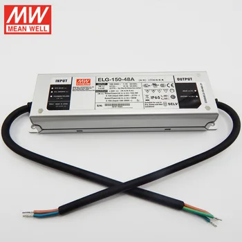 

MEAN WELL ELG-150-48A-3Y 150W 3.13A 48V Adjustable LED driver 110V/220V AC to 48V DC waterproof IP65 Meanwell LED Power Supply