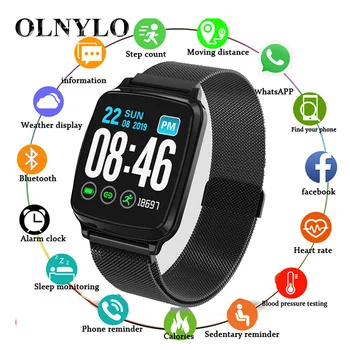 

New M8 Smart Watch Full Touch Screen Heart Rate Blood Pressure Monitoring Sedentary Reminder Smart Multi-Sports Fashion Bracelet