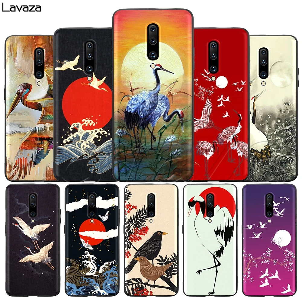 Lavaza Colorful Japanese crane bird Silicone Soft Case for OnePlus 7T Pro 6T 6 5T 5 | Мобильные телефоны и аксессуары