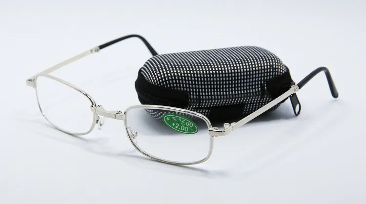 Анти-синий светильник, блокирующие очки для чтения, модные складывающиеся очки для чтения с футлярами, очки для мужчин и женщин