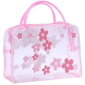 

1pc Fashion Waterproof Printing Toiletry Bag Floral Waterproof Portable Toiletry Organizer Makeup Bag For Travel