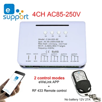 4 Channel Module, dry contact output. 1