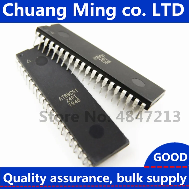 

Free Shipping 50pcs/lots AT89C51-24PI AT89C51 AT89C51-24PU AT89C51-24PC DIP-40 New original IC In stock!