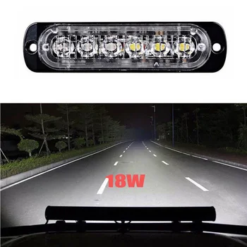

Car 6 LED Daytime Running lights Ultra Bright DC 12/24V 112*28mm Waterproof Auto Car DRL Driving Fog lights DRL