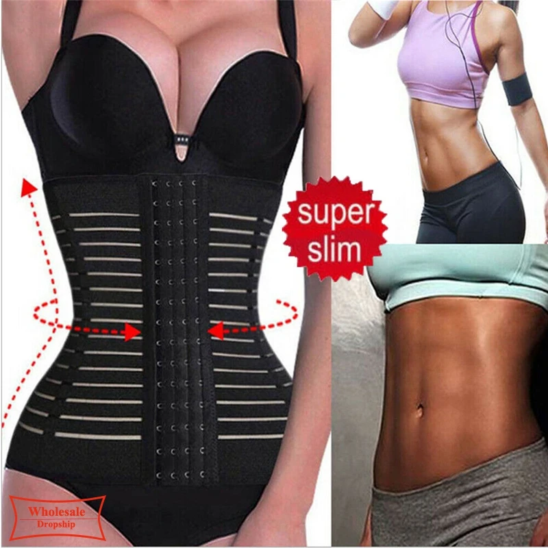 2021 Sexy Women's Waist Trainer Shapers Control Corset Slimming Belt Breathable Body Shaper Modeling Strap Shapewear | Женская