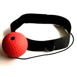 Боксерский реакционный мяч, тренировочный скоростной мяч с воздушным снимком, 6 см, красный резиновый мяч, Спортивная игрушка для игр на
