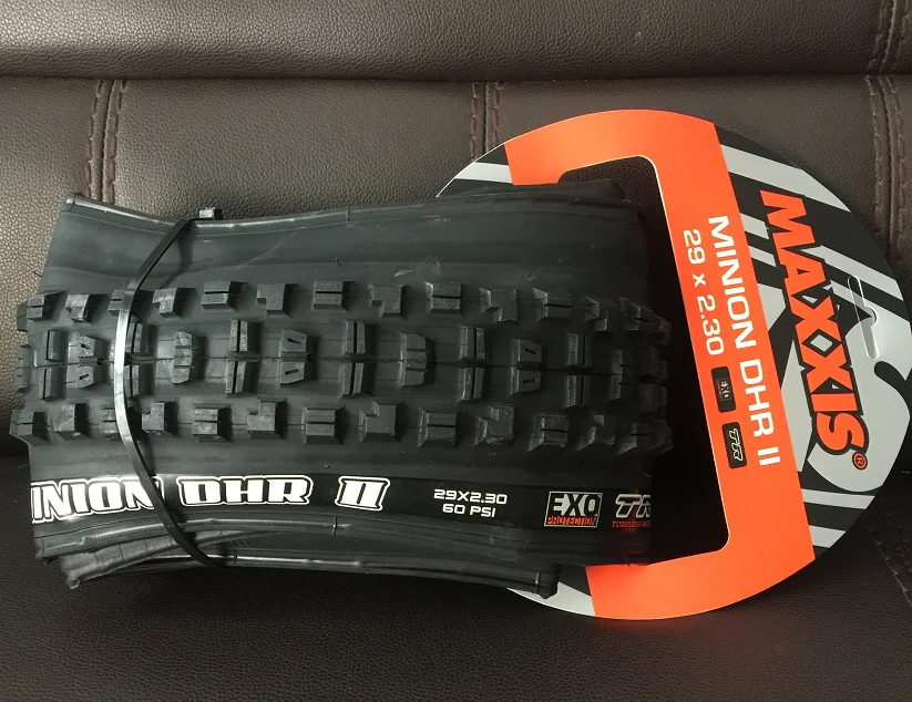 MAXXIS шины для велосипеда 29*2,3-2,4-2,5-2,6 бескамерные готовые TR 29*2,4 29*2,6 шины для горного велосипеда Складные шины MINION DHF DHR 29*2,5 - Цвет: DHR 29X2.3 EXOTR