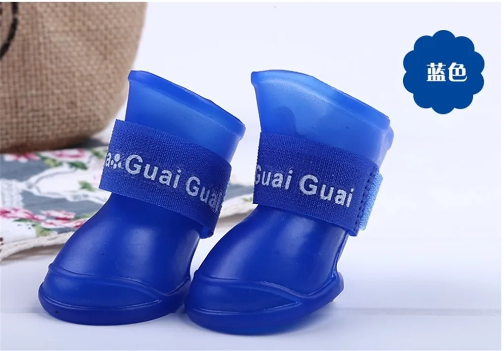 4pcs-Pet-Dog-Shoes-Waterproof-Rain-Pet-Shoes-for-Dog-Puppy-Rubber-Boots-Candy-Color-Puppy (15)