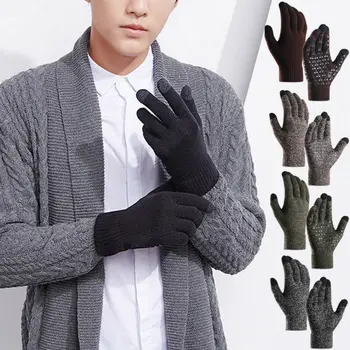 

Men Women Winter Warm Touch Screen Gloves For Smart Phone Tablet Full Finger Mittens