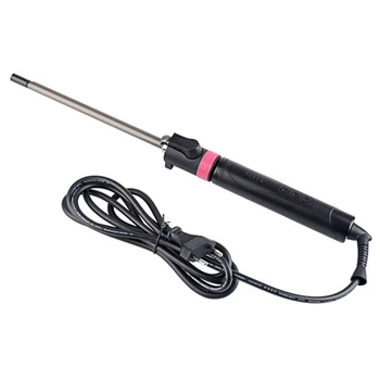 

9mm titanium Hair Curler Curling Wand Iron Rotatable Hair Styler Wet&Dry Tongs Curly Hair Styling Tools Temperature Adust(Eu Plu