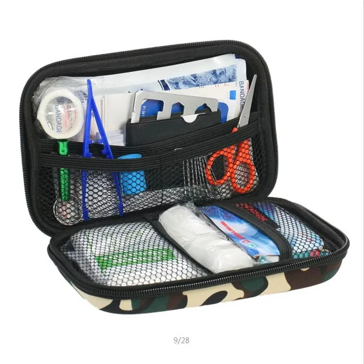 

Eva Outdoor First Aid Kit Set Portable Survival Package Earthquake Emergency Kit Disaster Bag Car Mounted Medical Kits