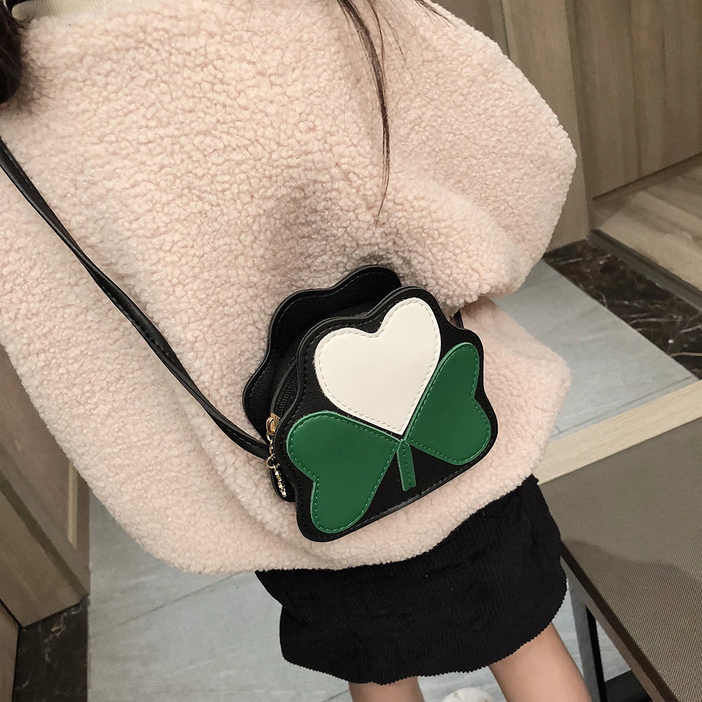 2019 Girl Backpacks Coin Purse Handbag Children Wallet Small Kids Shoulder Handbag Crossbody Purse Money Baby Heart Bags 823