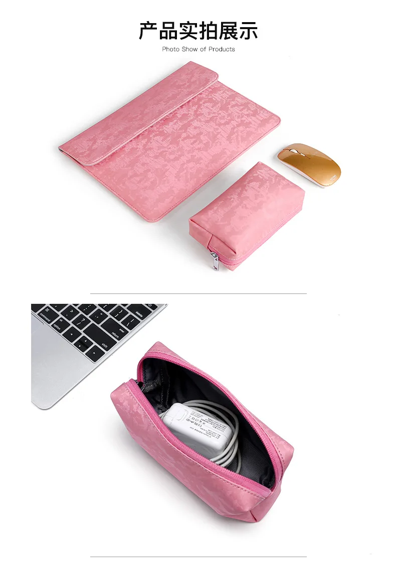 Ultra-thin Sleeve Bag For Apple Macbook Pro Air 2018 2017 11 13 Coque Cover For Mac Book A1708 A1342 A1278 McBook 15 15.6 inch (9)