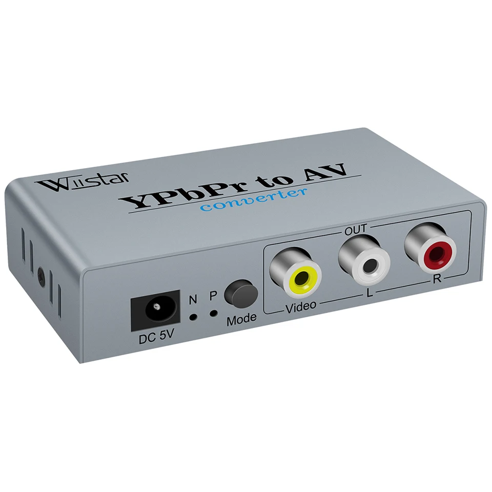 Component YPbPr to AV Video Audio Converter Adapter 5RCA to 3 RCA CVBS Composite Adapter for Old TV DVD Projector HDTV Support PAL NTSC Composite RCA ⁄ Component YPbPr \u0026 RGB⁄RGBS Audio Video Cable - PlayStation  1 ⁄ PlayStation 2 ⁄ PlayStation 3