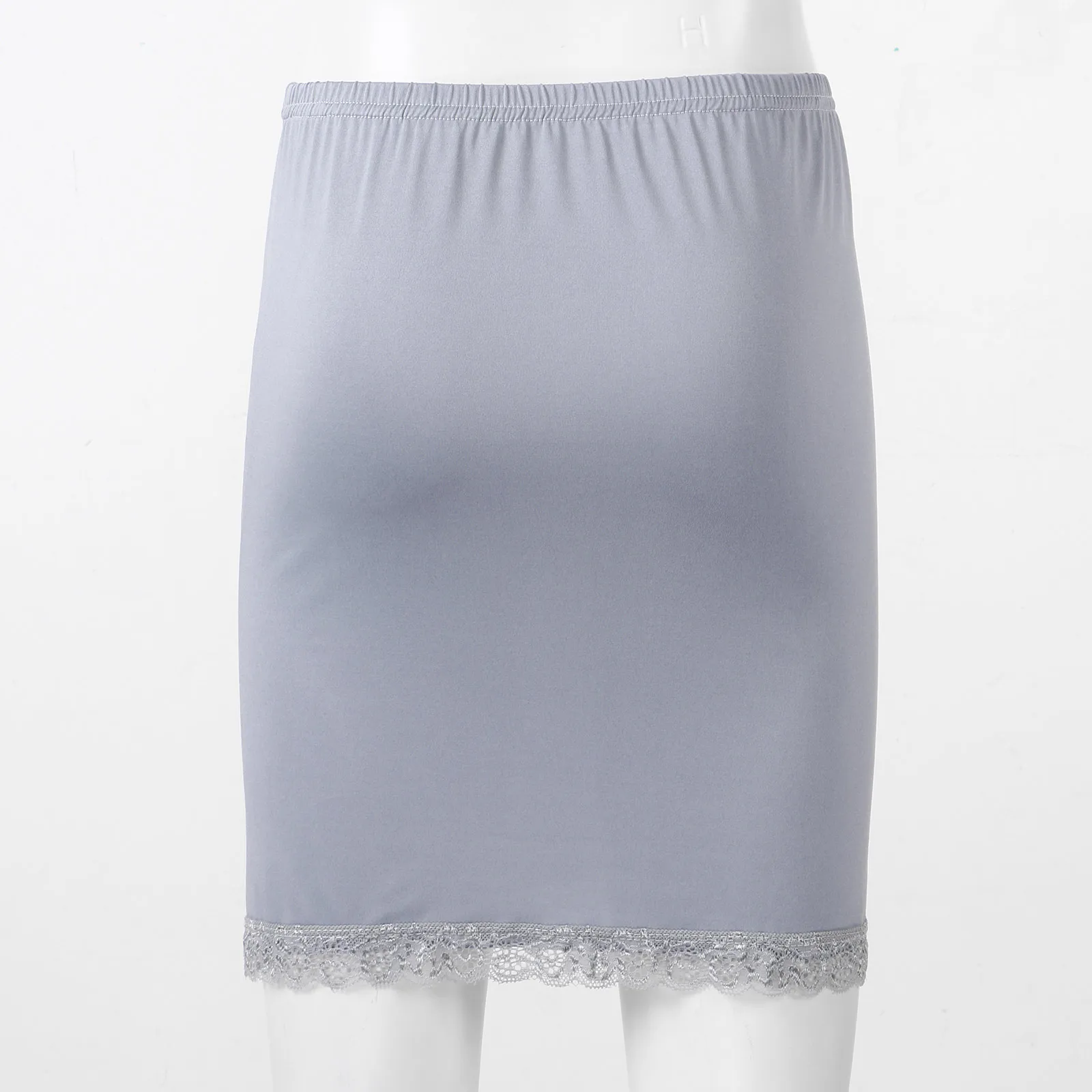 Underskirt Lining Womens Soft Half Slips Dress Summer Ladies Underwear Thin High Waist Elastic Anti-Penetrating Underskirt Lining