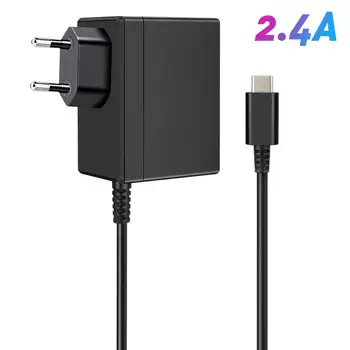 

Portable 5V 2.4A Gamepad Charger Adapter EU/US Plug for Nintendo Switch NS