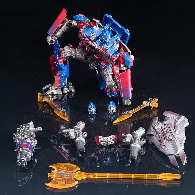 Transformation Toys Optimus Robot Deformation Model SS05 6022 Action Figure OP Commander Metal Alloy Car Accessory Kids Gift 4