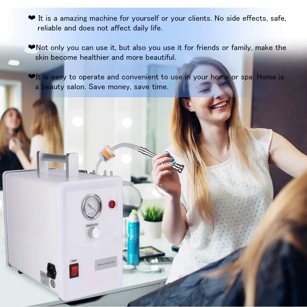Professional Diamond Microdermabrasion Machine Beauty Equipment for Facial Peeling Portable Spa Healthy Beautiful Skin Tightning 2