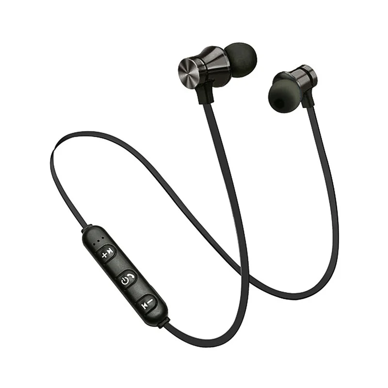 

Newest Wireless blue tooth earphone XT11 Magnetic sport headset with Mic stereo earbuds earphone For All Smart Phone
