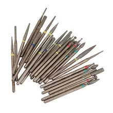 30 шт. сверла для ногтей Очиститель для кутикулы Вольфрамовая сталь роторная Полировочная пилка шлифовальные головки Маникюр Педикюр Инструменты для ногтевого салона