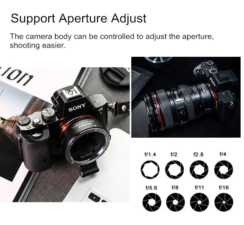 Viltrox EF-NEX IV адаптер для объектива с автофокусом для Canon EOS EF EF-S объектив для sony E NEX полная Рамка A9 AII7 A7RII A7SII A6500 A6300