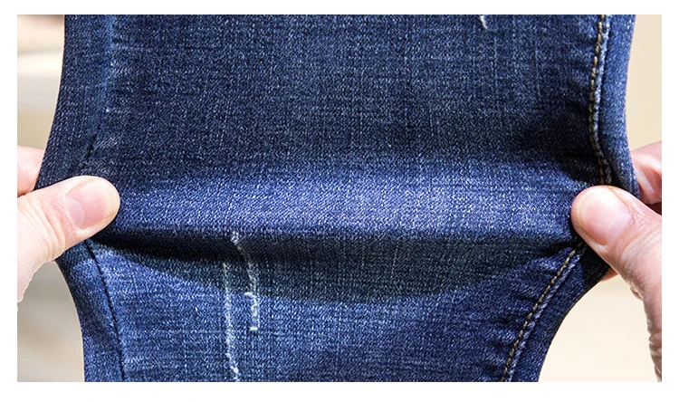 4xl хорошее качество плюс большие размеры трусики женские Весна Зима Осень feminina узкие тонкие эластичные джинсовые брюки женские K0215
