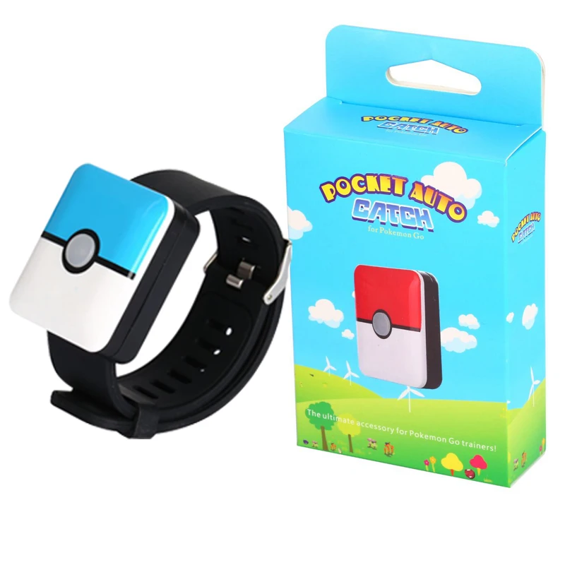 Rechargeable Square Bracelet Wristband New Auto Catch Bracelet for Pokemon Go Plus Bluetooth for Android IOS 