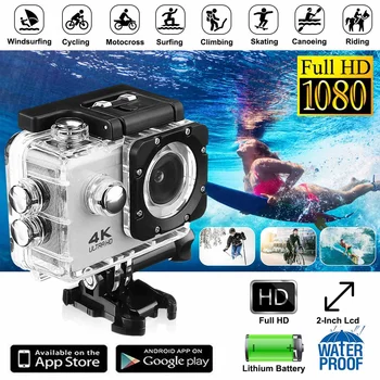 

Action Camera Wifi Ultra HD 4k 1080P 170 Degree Waterproof Underwater Sport Camera Video Camcorder