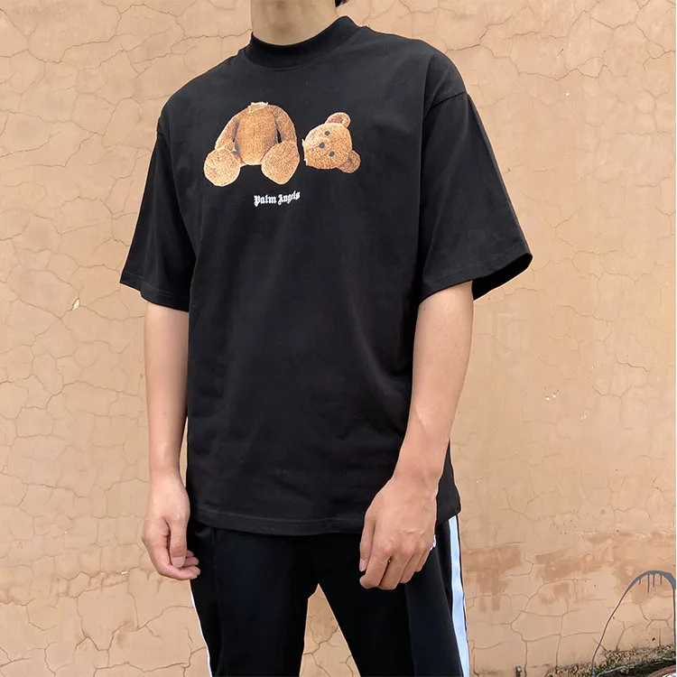 FREE SHIPPING Palm Angels Bear T-shirt JKP4794
