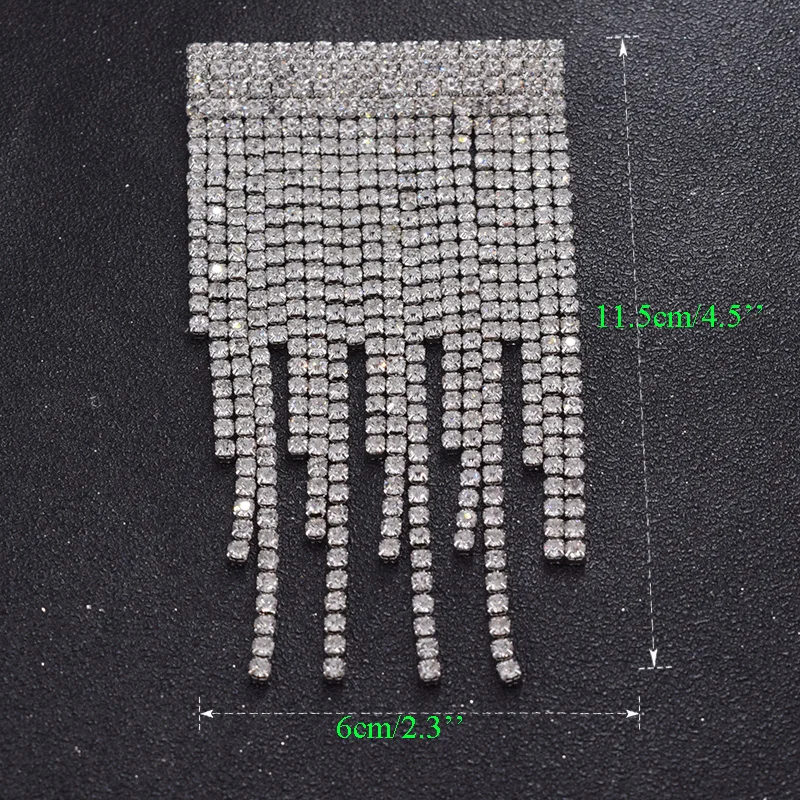 fringe trim rhinetones appliques (3)