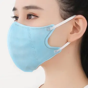 

5Pcs 5 Layers Disposable Masks Antivirus Anti Dust Fog mask 3D Dustproof Face Mask Breathable Earloop Protective Mouth Mask