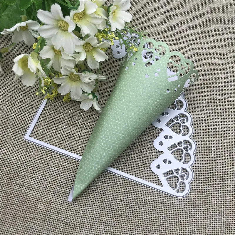Love Flower Tube Wedding Metal Cutting Dies Stencils For DIY Scrapbooking Decorative Embossing Handcraft Die Cutting Template