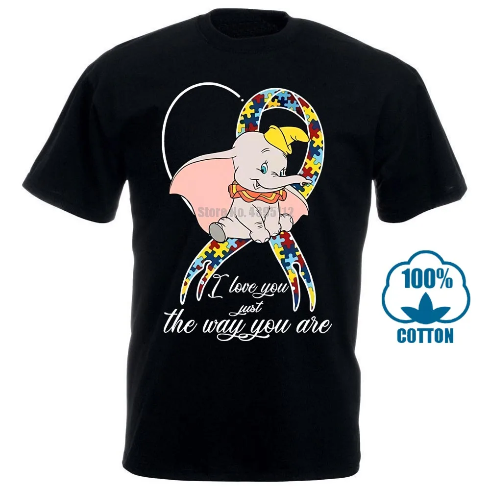 Dumbo Autism I Love You Just The Way Are Men T Shirt Black S 6Xl 010109 |