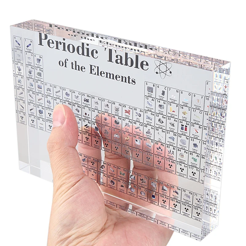 Акриловый дисплей для таблицы с элементами, с элементами, студент; преподаватель, подарки, химическое ремесло, украшение