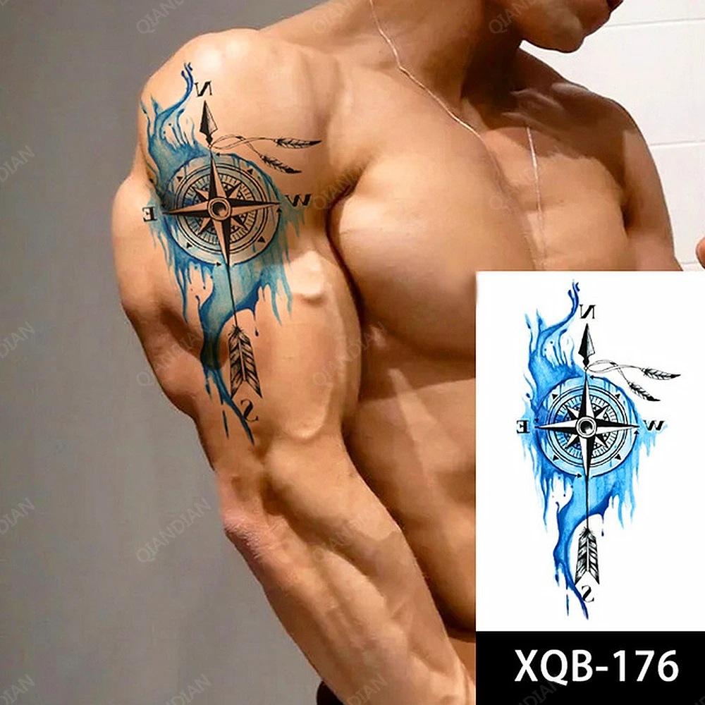 20+ Unique Compass Rose Tattoo Ideas