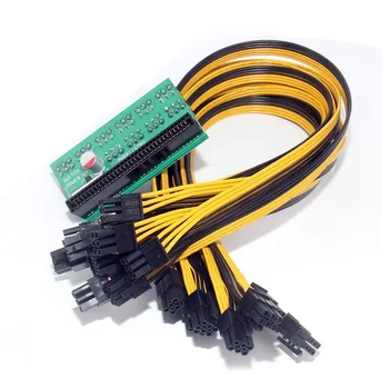 

DPS-1200FB/QB A Power Supply Breakout Board + 10 Cable 6 pin for Ethereum Mining @M23